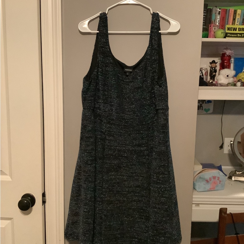 Torrid Gray Sleeveless Sheath Mini Dress Scoop Neck Casual